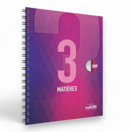 CAHIER INTÉGRAL 3 MATIÈRES 300P PETIT MODELE 80G YAMAMA - 1