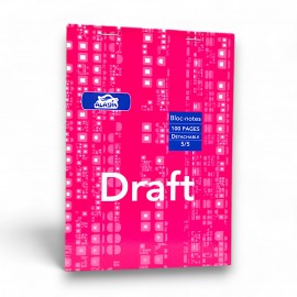 BLOC NOTE PIQURE A5 100 PAGES DRAFT - 4