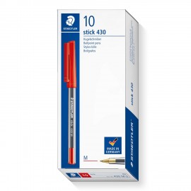 STYLO A BILLE STAEDTLER ROUGE - 2