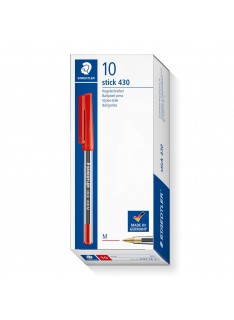 STYLO A BILLE STAEDTLER ROUGE - 2