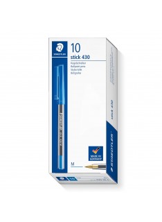 STYLO A BILLE STAEDTLER BLEU - 2