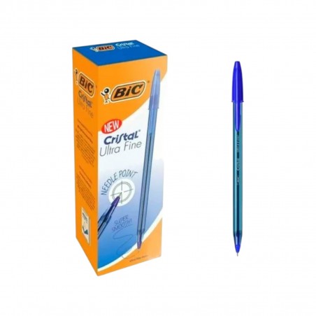 STYLO A BILLE BIC BLEU ULTRA FINE - 1