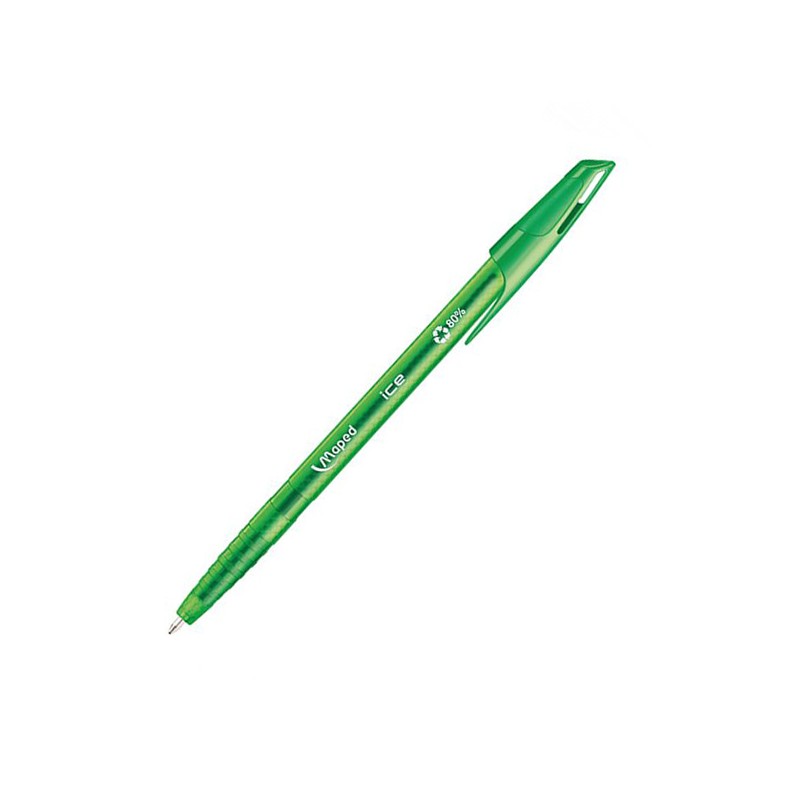 STYLO A BILLE ICE MAPED VERT - 1