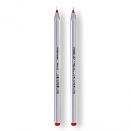 STYLO A BILLE PENSAN TRIBALL ROUGE - 1