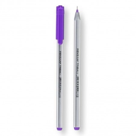 STYLO A BILLE PENSAN TRIBALL VIOLET - 1