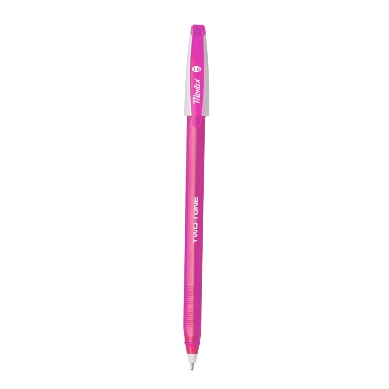 STYLO A BILLE TWO TONE 1.0 MONTEX ROSE - 1