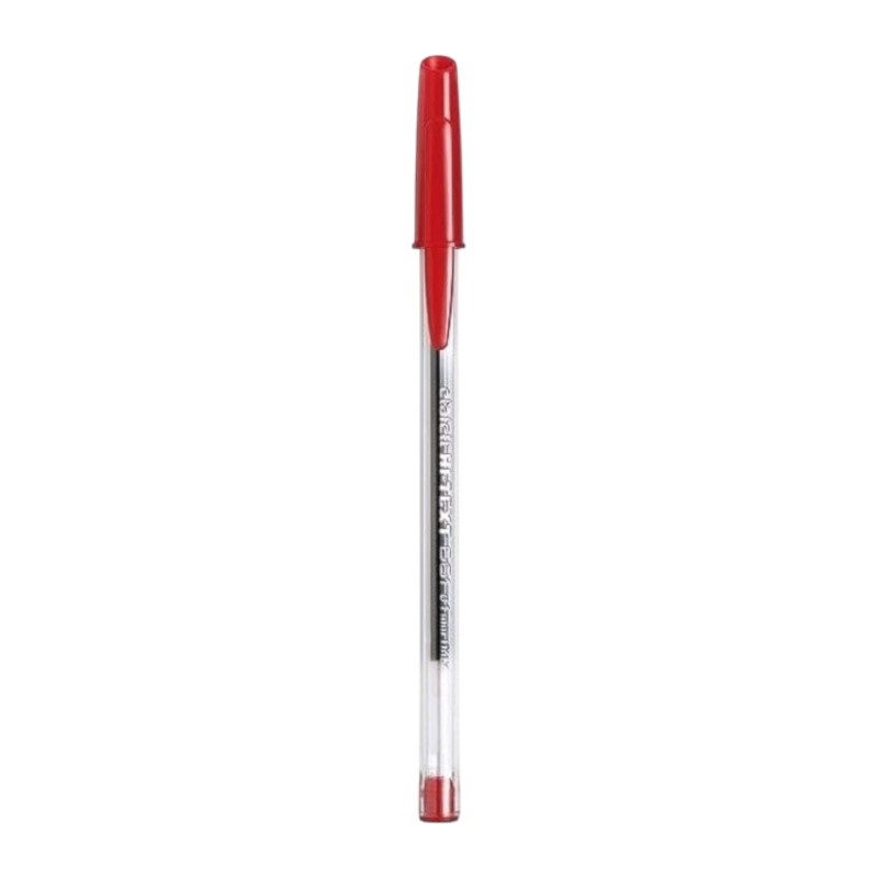 STYLO A BILLE HI-TEXT ROUGE - 1