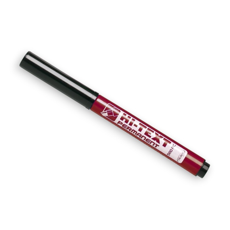 MARQUEUR HI-TEXT FIBRACOLOR ROUGE - 1