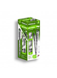 PAQUET DE 25 STYLOS A BILLE PENSAN MY TECH VERT CLAIR - 1