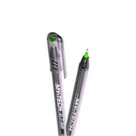 PAQUET DE 25 STYLOS A BILLE PENSAN MY TECH VERT CLAIR - 2