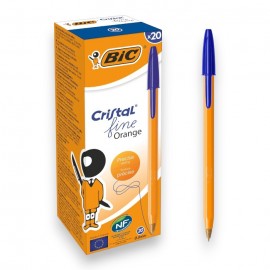 PAQUET DE 20 STYLOS A BILLE BIC FINE BLEU - 1