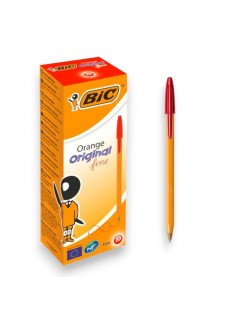 PAQUET DE 20 STYLOS A BILLE BIC FINE ROUGE - 1