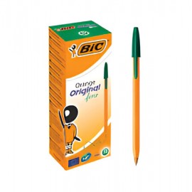 PAQUET DE 20 STYLOS A BILLE BIC FINE VERT - 1