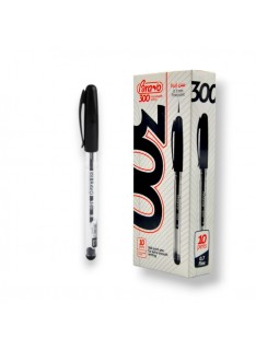 PAQUET DE 10 STYLOS GEL BRAVO NOIR 300 - 1