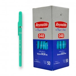 PAQUET DE 50 STYLOS A BILLE FIFTY REYNOLDS TURQUOISE - 1