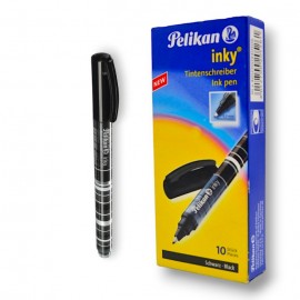 PAQUET DE 10 STYLOS ENCRE FINE PELIKAN NOIR - 1