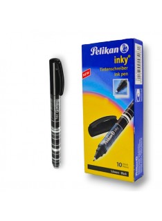 PAQUET DE 10 STYLOS ENCRE FINE PELIKAN NOIR - 1