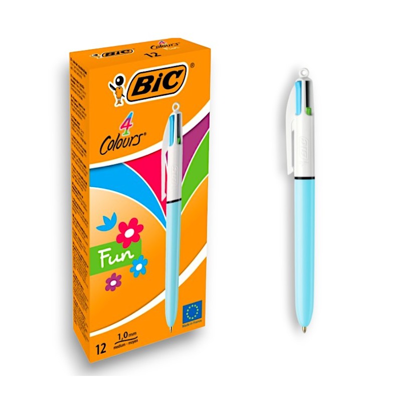 STYLO TIC TAC 4 COULEUR ORIGINAL BIC (COUL. ) - 1