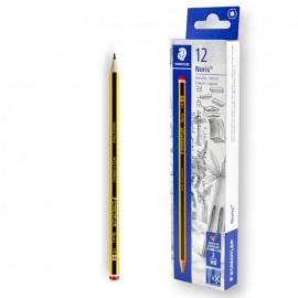 PAQUET DE 12 CRAYONS GRAPHITE NORIS STAEDTLER HB N°2 - 1