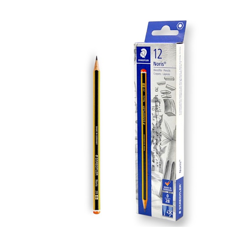 CRAYON GRAPHITE NORIS STAEDTLER 2B N°0 - 1