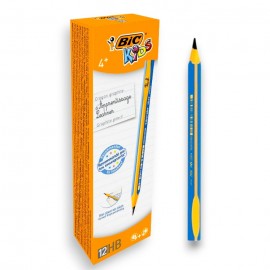 PAQUET DE 12 CRAYONS GRAPHITE BIC KIDS D'APPRENTISSAGE HB - 1