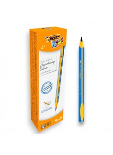 PAQUET DE 12 CRAYONS GRAPHITE BIC KIDS D'APPRENTISSAGE HB - 1