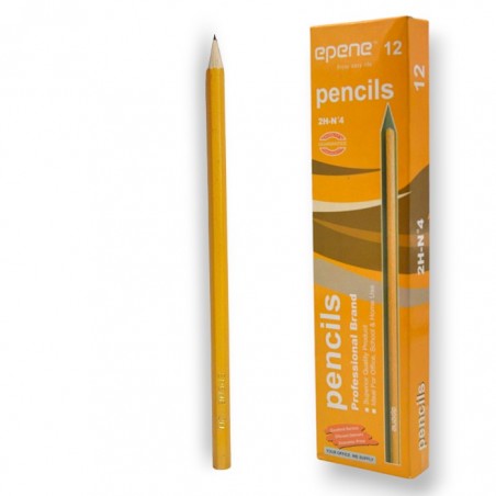 PAQUET DE 12 CRAYONS GRAPHITE EPENE N°4 - 1