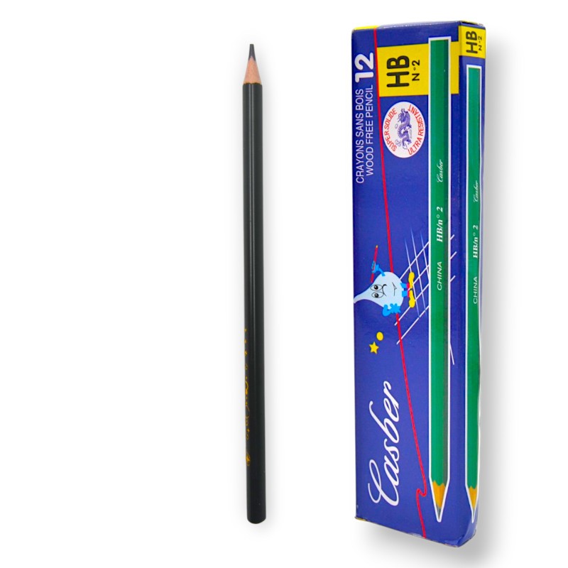 PAQUET DE 12 CRAYONS GRAPHITE CASBER HB N°2 - 1