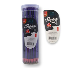 PRESENTOIRE DE 40 CRAYONS GRAPHITE VERTEX HB SKETCH - 2 PRESENTOIRE DE 40 CRAYONS GRAPHITE VERTEX HB SKETCH - 2