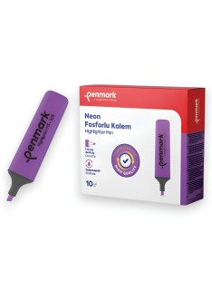 PAQUET DE 10 SURLIGNEURS PENMARK VIOLET - 1