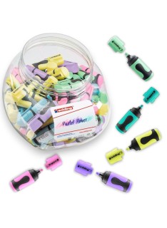 PRESENTOIR DE 100 SURLIGNEURS FLUO PASTEL MINI EDDING - 1