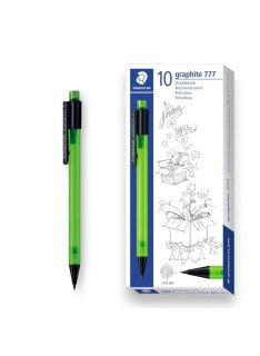 PAQUET DE 10 PORTES MINES GRAPHITE  STAEDTLER 0.5 VERT - 1