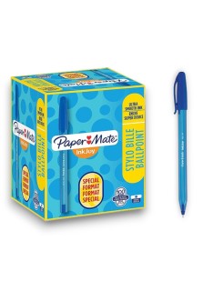 PAQUET DE 100 STYLOS A BILLE INKJOY BLEU - 1