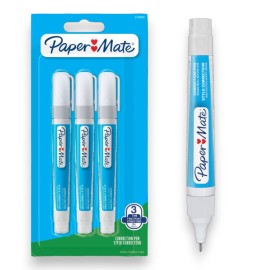 BLISTER DE 3 CORRECTEURS PEN POINTE METALLIQUE PAPERMATE - 1