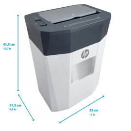 DESTRUCTEUR DE DOCUMENTS HP ONE SHRED AUTOFEED 80CC 15L 8F HP - 9