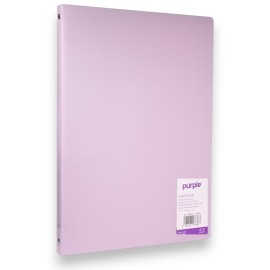 CLASSEUR A4 PP PURPLE SOUPLE PASTEL 20MM OFFICE PLAST VIOLET - 1