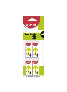 PAQUET DE 4 GOMMES TECHNIC MAPED - 1