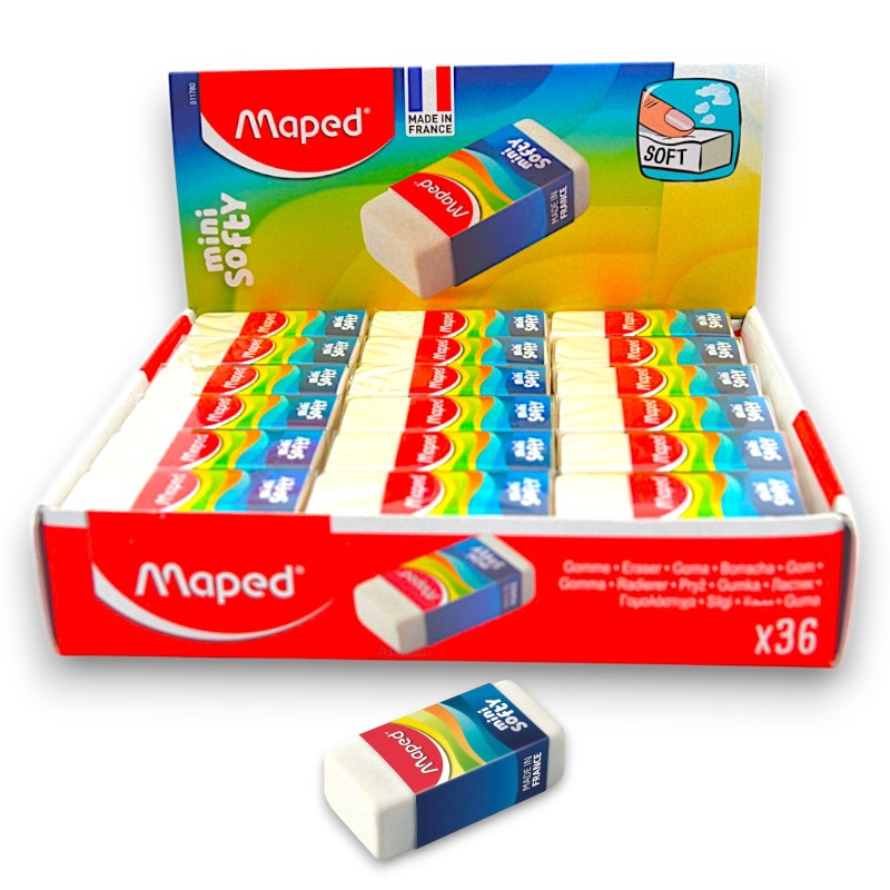 PAQUET DE 36 GOMMES MINI SOFTY MAPED - 1