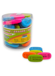 BOX DE 36 GOMMES FLUO ARK - 1