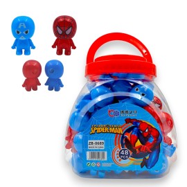 POT DE 48 TAILLE CRAYON MOTIF SPIDERMAN - 1