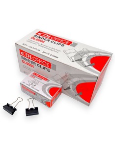 PAQUET DE 12 BOITE DE 12 PINCE A CLIPS 25 MM DL0004 - 1