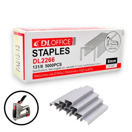 BOITE DE 5000 AGRAFE POUR PISTOLET 53/8 DLOFFICE DL2266 - 1