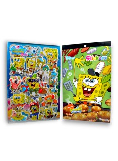 CARNET STICKERS DISNEY SPONGEBOB - 1