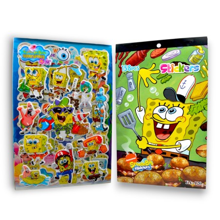 CARNET STICKERS DISNEY SPONGEBOB - 1