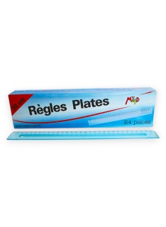 PAQUET DE 24 REGLE DE 30CM MEJED - 1