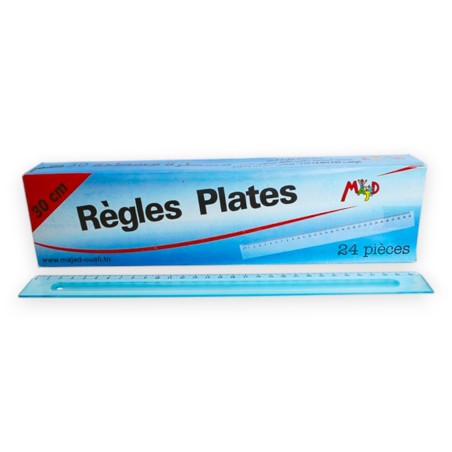 PAQUET DE 24 REGLE DE 30CM MEJED - 1