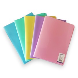 PORTE DOCUMENT 20 VUES PASTEL OFFICEPLAST - 1