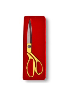 CISEAUX LUXE METAL DORE 23CM - 1