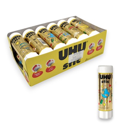 PAQUET DE 12 COLLE STICK GOLD 21G UHU - 1