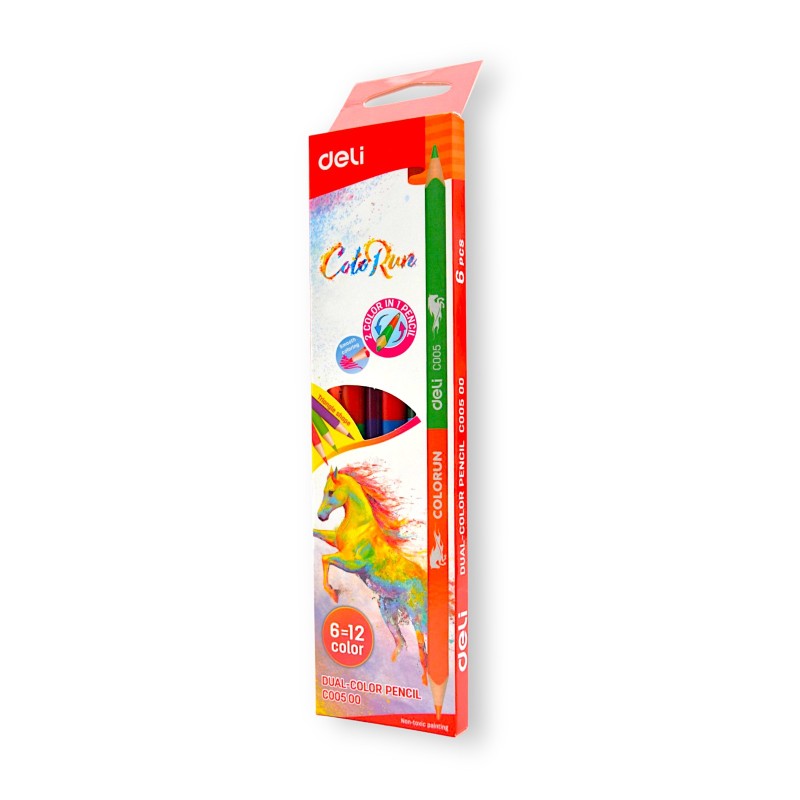 CRAYON COULEUR 6/18 COLORUN DUO DELI - 1